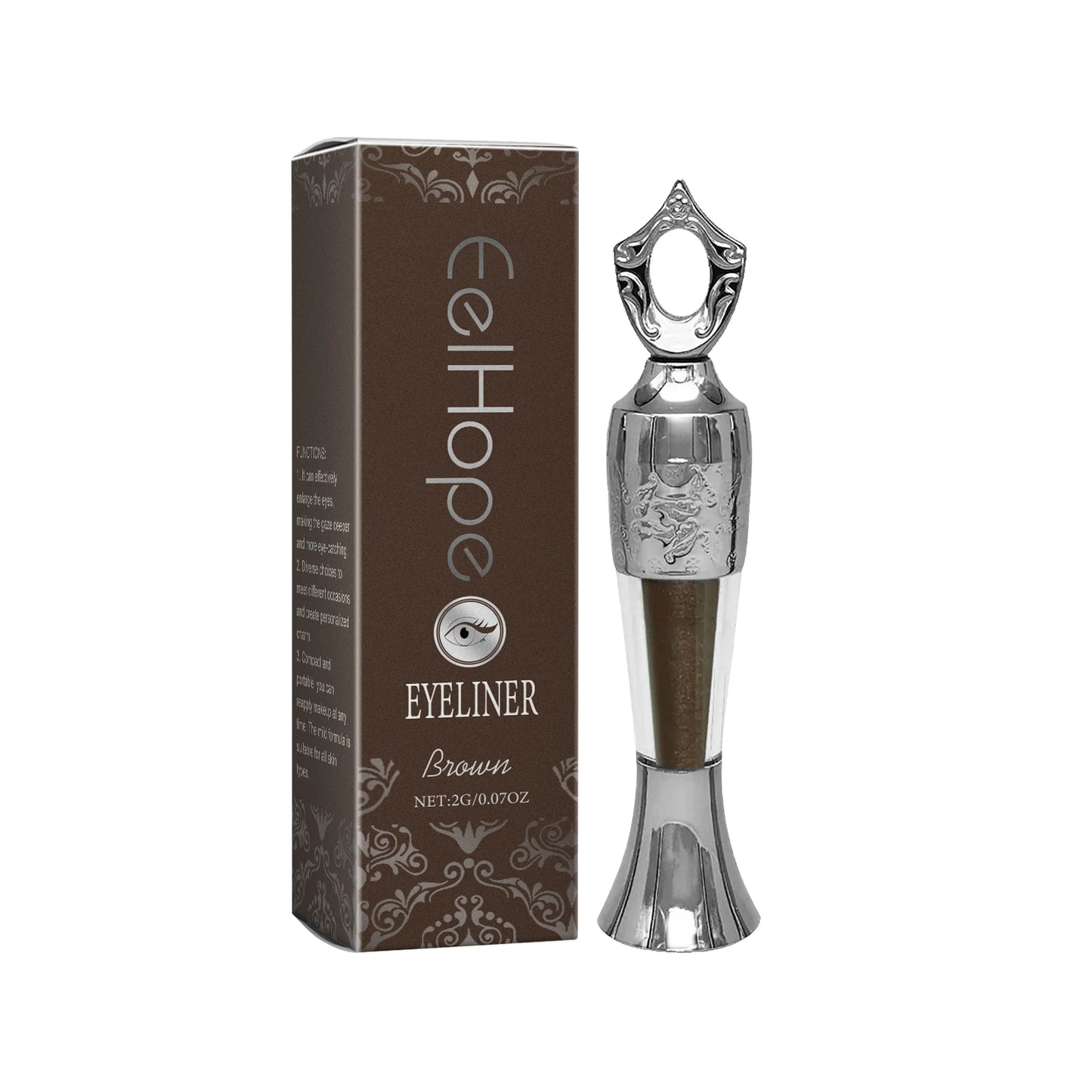 Waterproof Long-Lasting Black Liquid Eyeliner – Quick-Dry, Sweatproof, Smooth Application, Natural Look