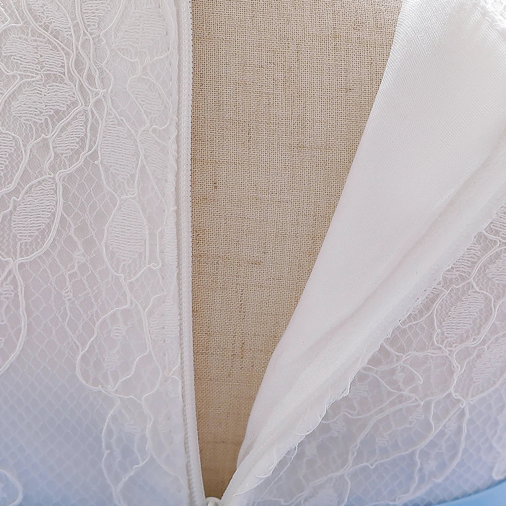 1st Birthday Princess Dress for Baby Girls Long Sleeve Lace Party Dresses With Big Bow