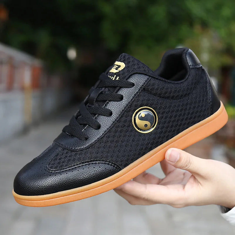Adult Exercise Chinese Traditional Old Beijing Tai Chi Kung Fu Team Performance Match Men Women Material Arts Shoes Unisex
