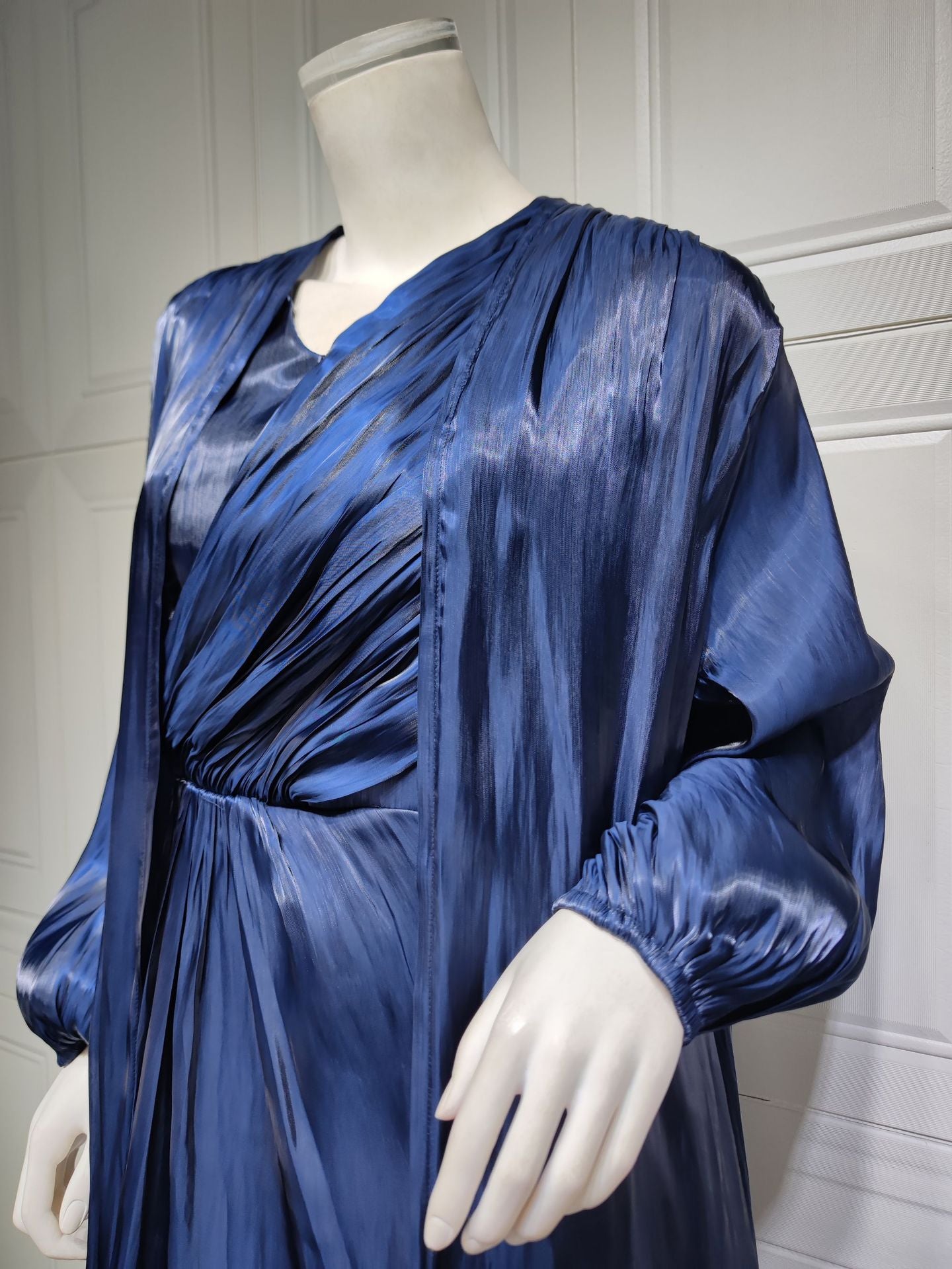 Moroccan women Party Dress Abaya 2 Piece Set Silky Satin Dubai Dresses Caftan Evening Long Robe Vestidos