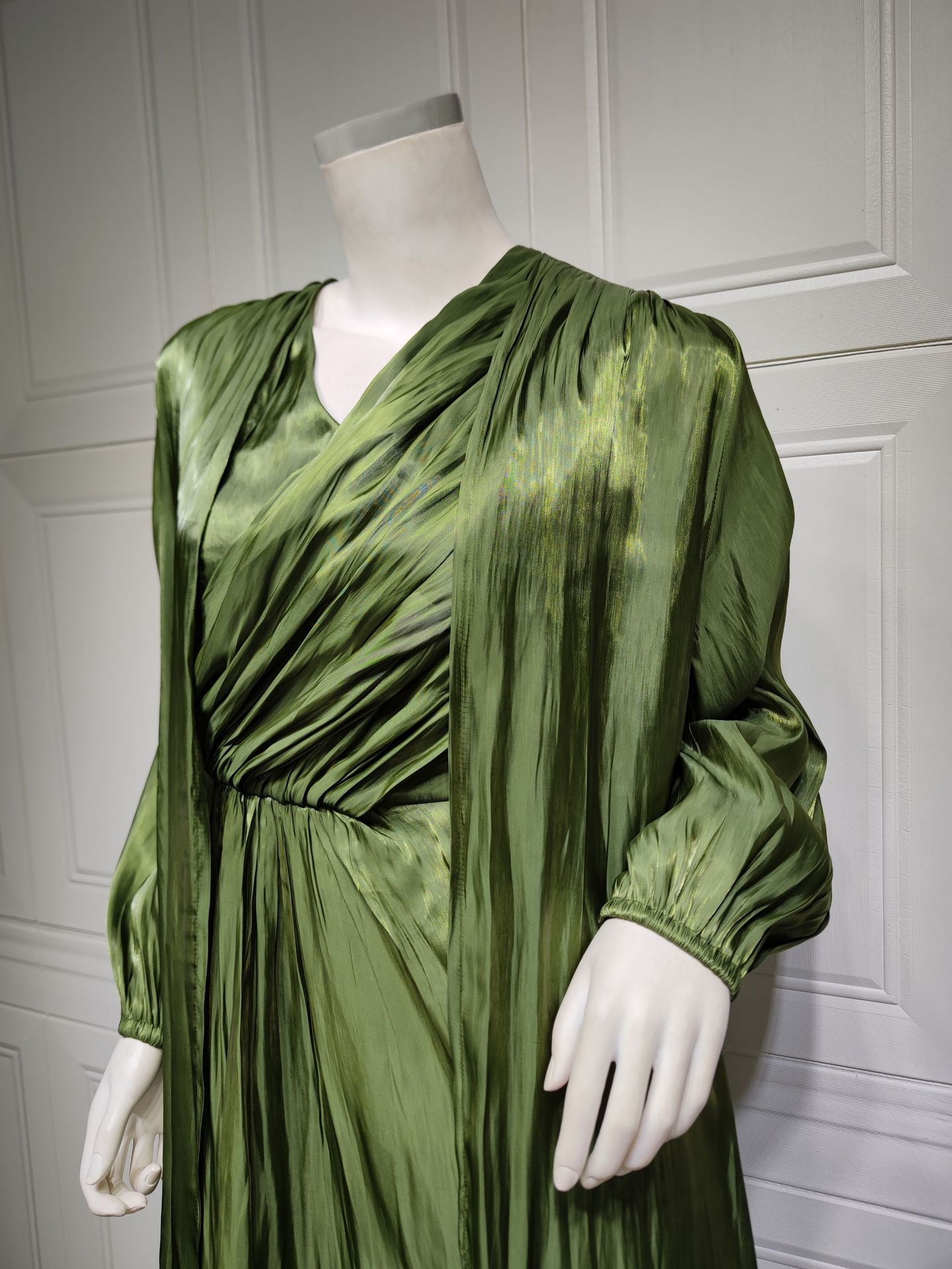 Moroccan women Party Dress Abaya 2 Piece Set Silky Satin Dubai Dresses Caftan Evening Long Robe Vestidos