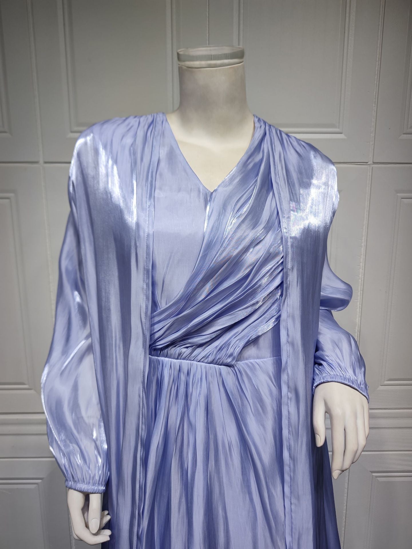 Moroccan women Party Dress Abaya 2 Piece Set Silky Satin Dubai Dresses Caftan Evening Long Robe Vestidos