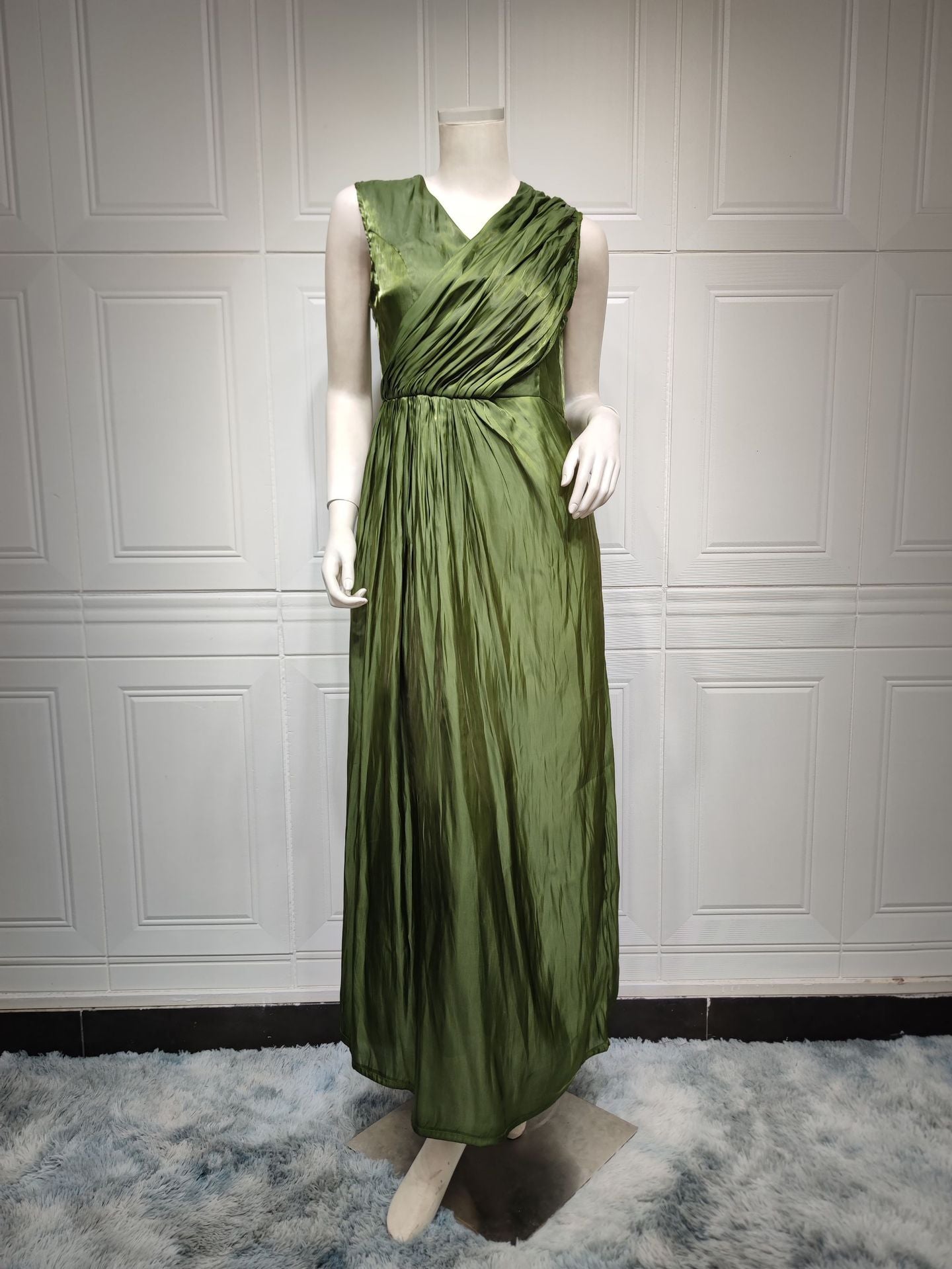 Moroccan women Party Dress Abaya 2 Piece Set Silky Satin Dubai Dresses Caftan Evening Long Robe Vestidos