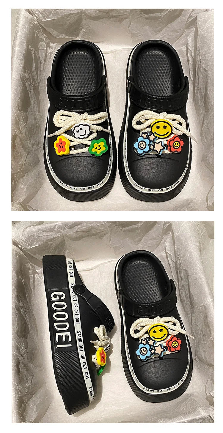 Women’s New Arrival Sandals – Elegant Clogs, Fashionable Street & Beach Slides, Height-Increasing Slippers for Girls
