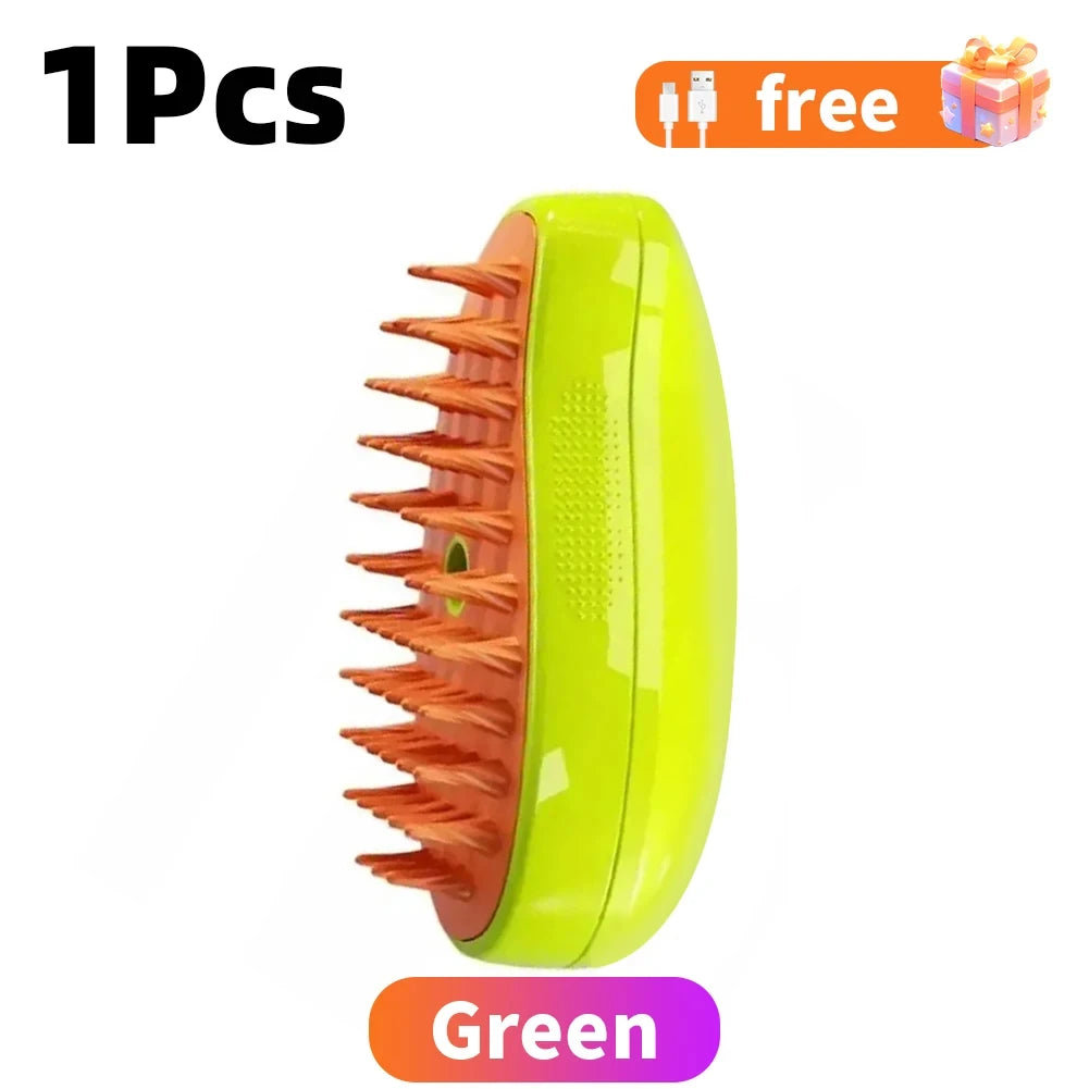 3-in-1 Pet Grooming Brush for Cats and Dogs – Spray Grooming & Massage Comb