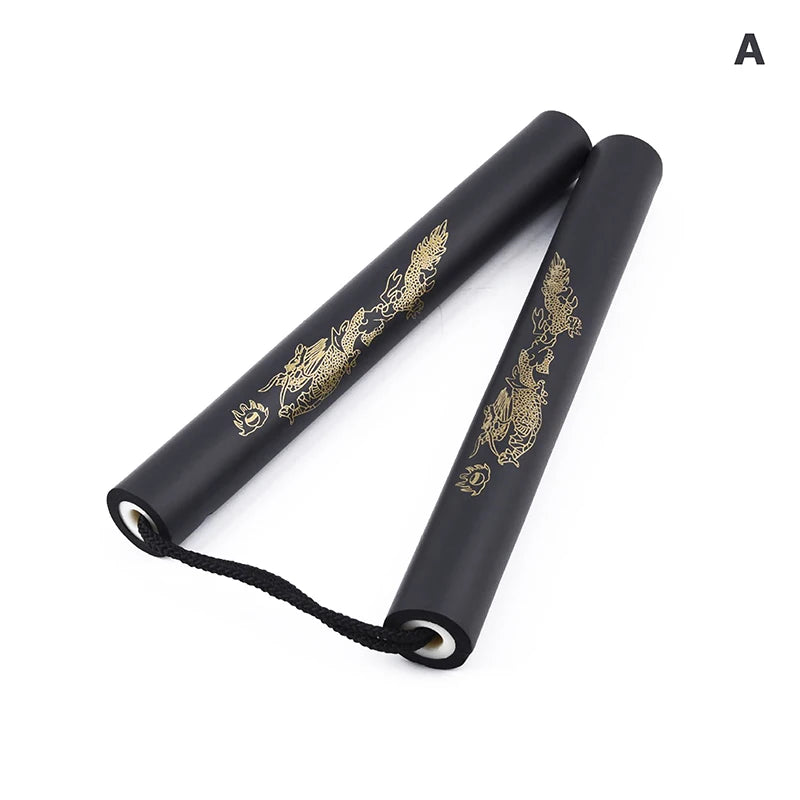 Martial Arts Foam Nunchakus: Kids Rope Chains Plastic Kung Fu Wushu Training Tool for Beginners