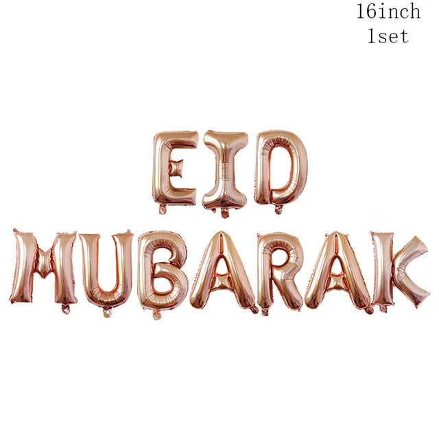 Ramadan Decoration 2025 Disposable Tableware Eid Mubarak Paper Plates Cups Ramadan Kareem Decor Islam Muslim Eid al-Fitr Party