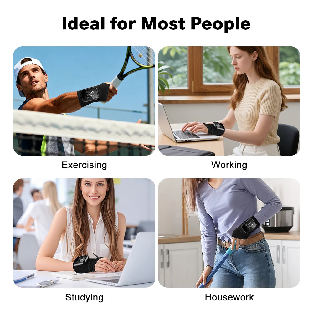 Smart Heated Foot & Ankle Massager – Adjustable Compression & Multi-Speed Vibration for Relaxation and Recovery