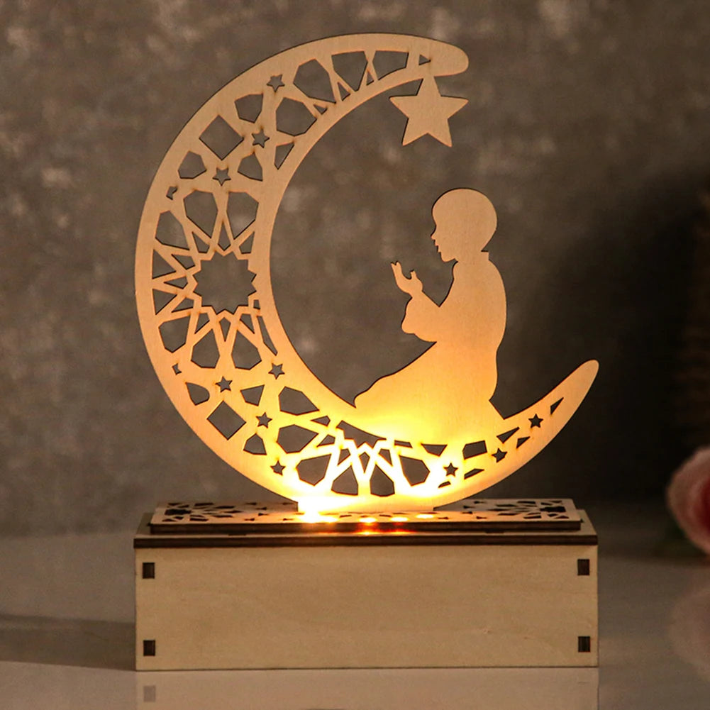 Ramadan Desk Lamp Led Moon Lamp Decoration for Home Metal Ramadan Kareem Light Decoration Eid Mubarak Muslim Eid Al Adha Gifts