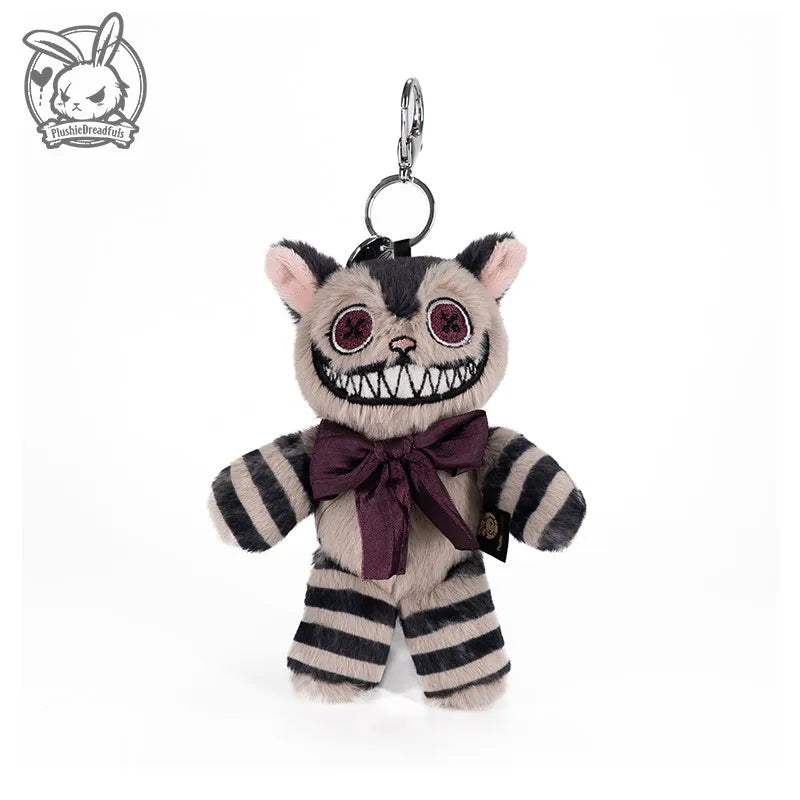 Official Cheshire Cat Plush Doll Funny Kawaii Cartoon Cat Pendant Collectible Stuffed Animal Birthday Gift