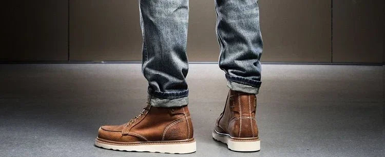 High Quality Male Cowboy Pants Retro Washed Straight Jeans For Men Plus Size Trousers Comfortable Xs Wide Leg Denim Kpop Cheap