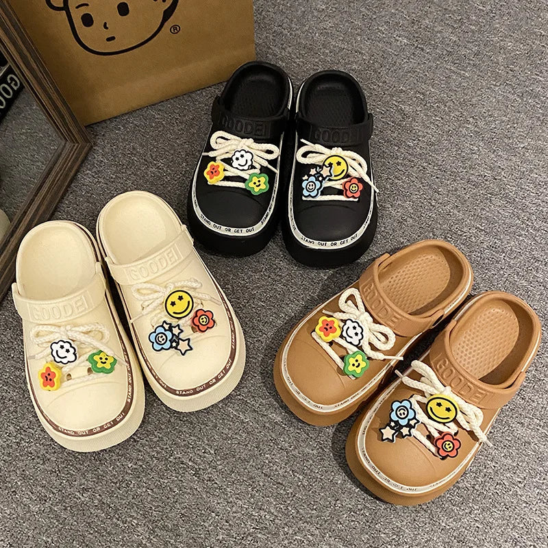 Women’s New Arrival Sandals – Elegant Clogs, Fashionable Street & Beach Slides, Height-Increasing Slippers for Girls