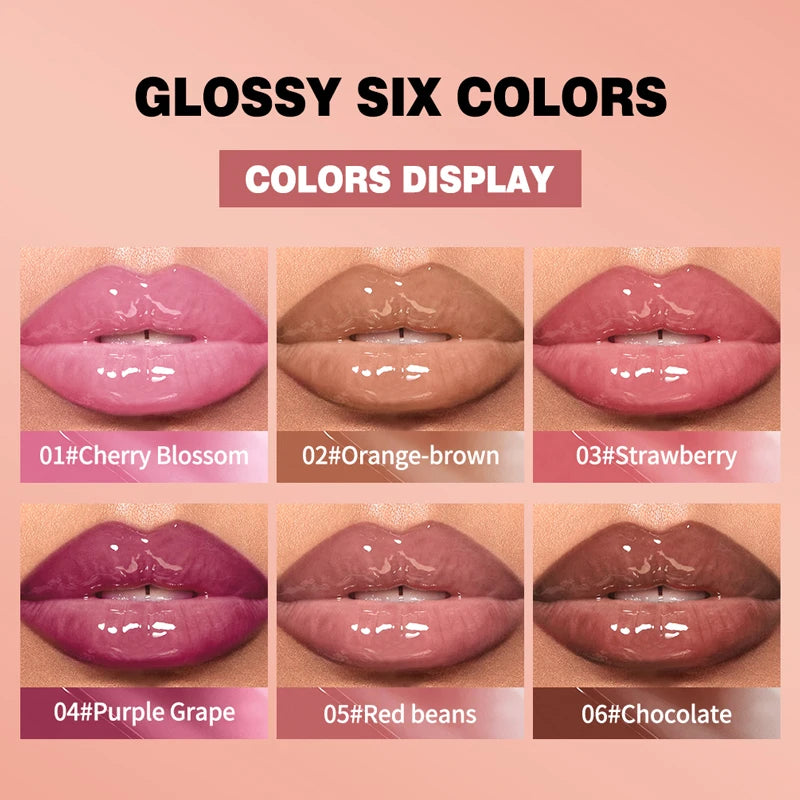 QIBEST Moisturizing Lip Gloss – Waterproof, Long-Lasting, and Easy to Apply