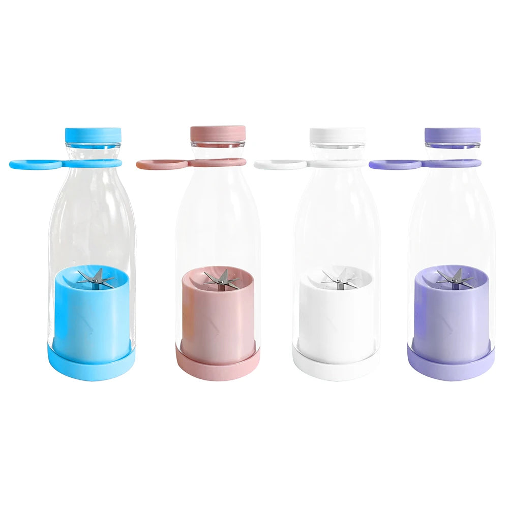 Electric Fruit Juicer Cup – 380ml/420ml USB Rechargeable Portable Blender, Smoothie Maker & Juice Bottle