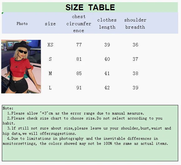 Women's Hip-Hop Sports Style Spider Embroidered Cropped T-Shirt – Slim Fit Colorblock Pullover Bullet points
