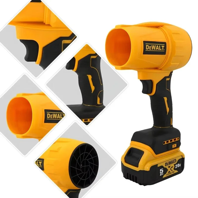 DEWALT 18V Brushless Cordless Handheld Blower – 30,000 RPM High-Speed Turbofan for Car Dust Removal & Carpentry Work