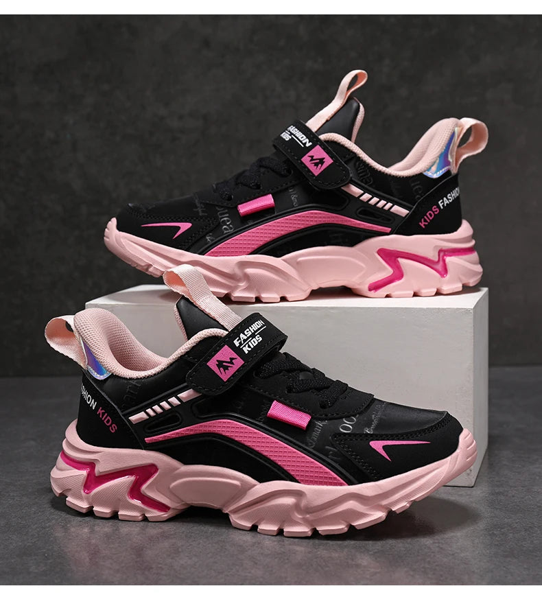 Princess Casual Sneaker Soft Comfortable Waterproof Anti-Slippery Kids Girl Trend Sport Shoes