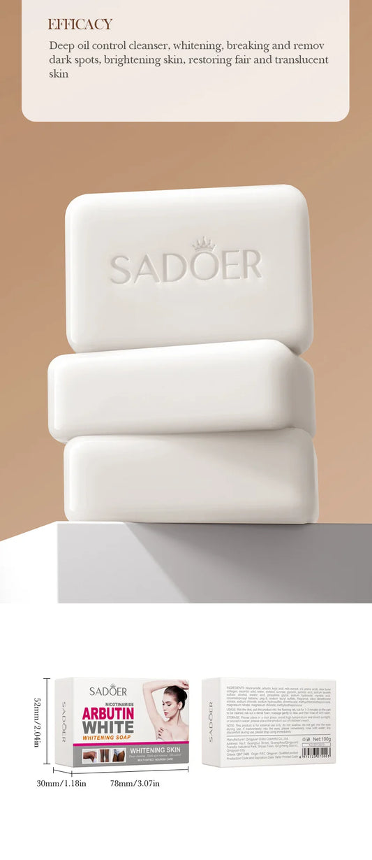 SADOER Face and Body Cleansing Soap Bar