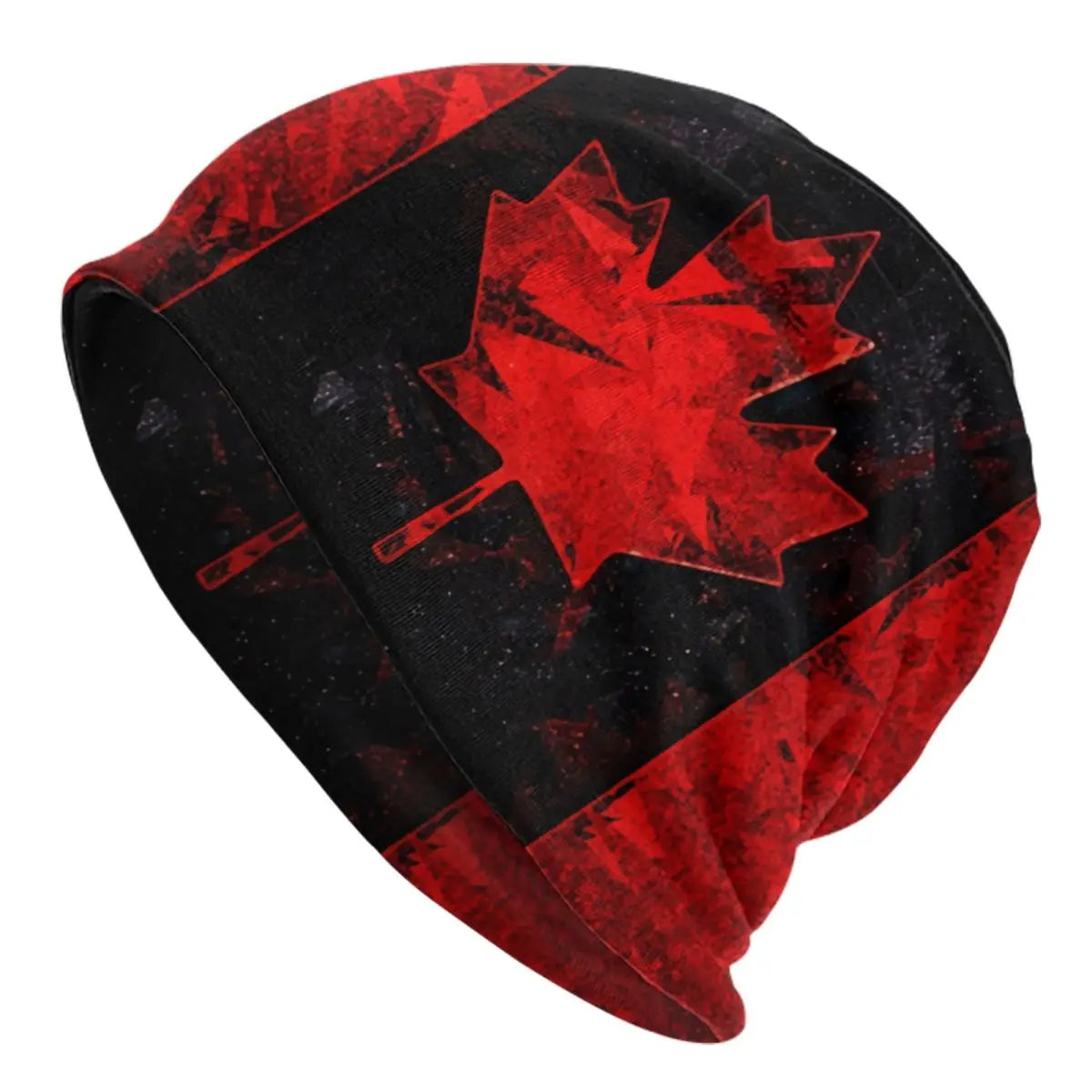 Flag Of Canada Skullies Beanies Caps For Men Women Unisex Cool Winter Warm Knitted Hat Adult Canadian Patriotic Bonnet Hats