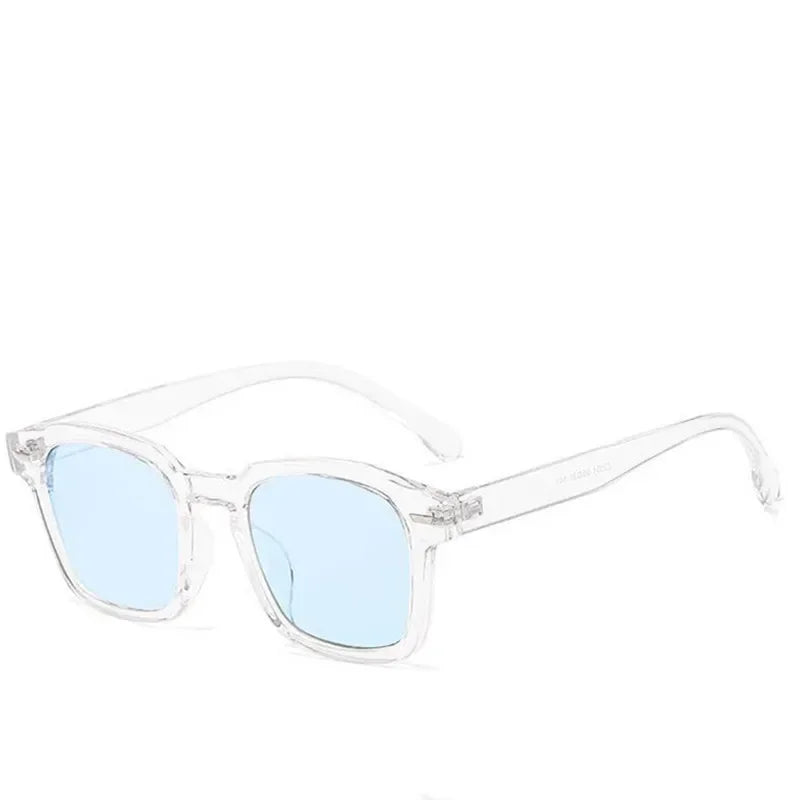 Women’s Korean Retro Cat Eye Sunglasses – Trendy Summer Square UV400 Ocean Film Shades