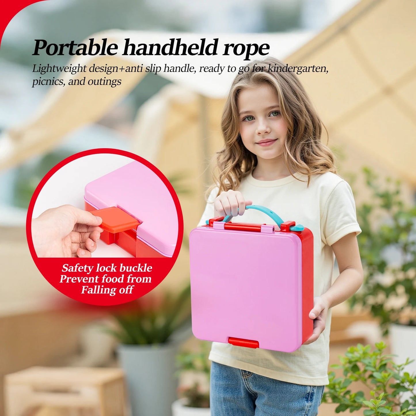 Adorable Leakproof Bento Lunch Box – Microwavable, Divided – For Kids, Teens, and Adults