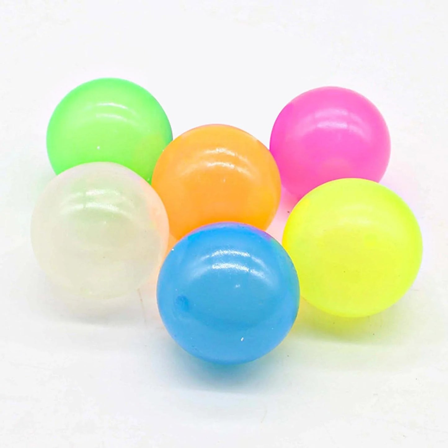 Colorful Luminous Sticky Balls – 6 Pack