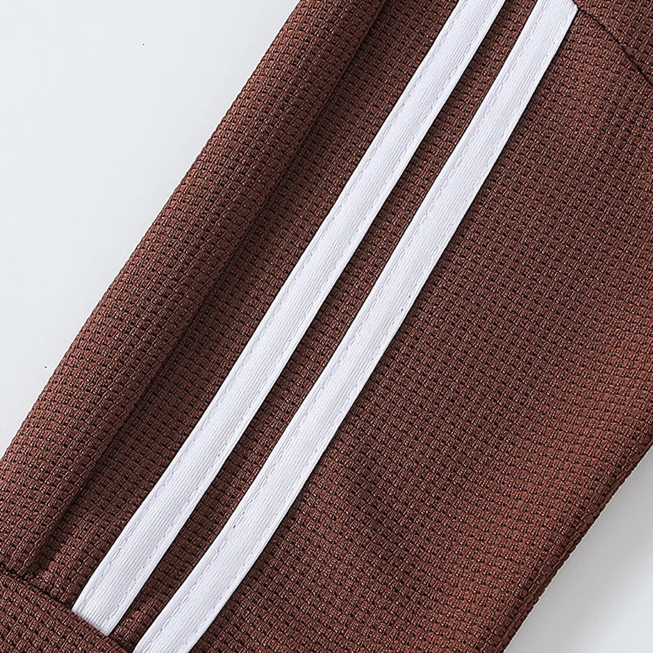 1/3-Piece Autumn & Winter Waffle Knit Sweatpants for Boys & Girls – Solid Color, Casual & Sporty