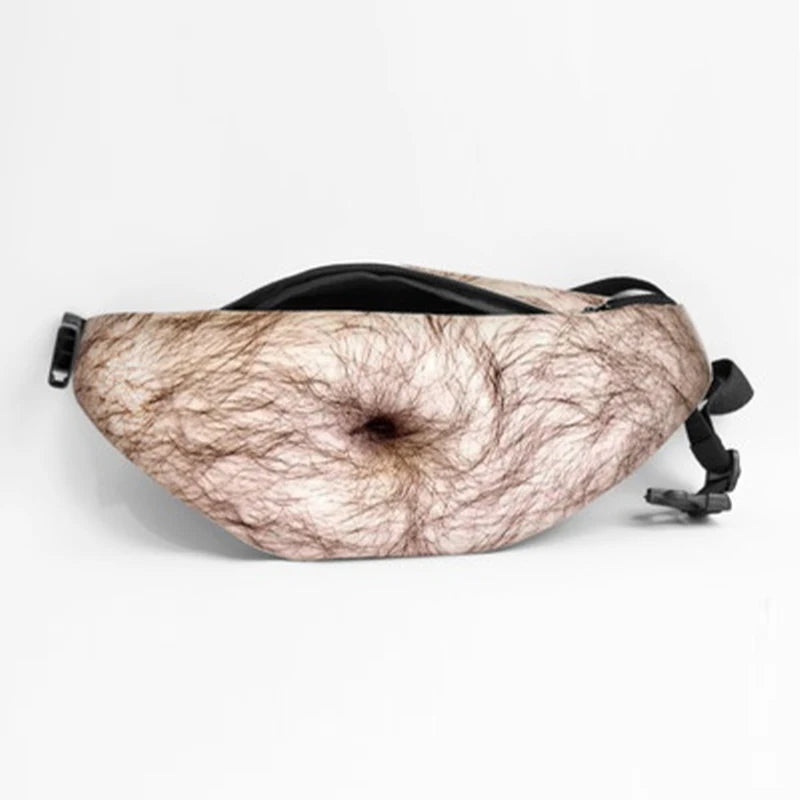 Novelty Beer Belly Waist Bag with Adjustable Strap