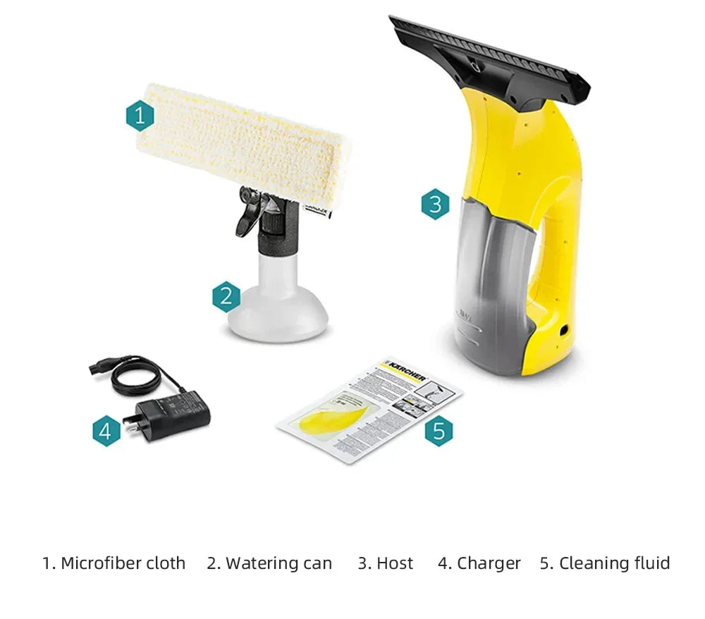 Rechargeable Electric Window Cleaner – Strong Suction Glass Cleaning Tool