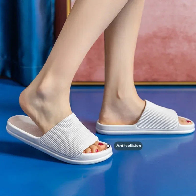 EVA Soft Sole Bathroom Anti-Slip Slippers Light Comfortable Outdoor Sandals Fashion Men's Women Beach Flip-Flop