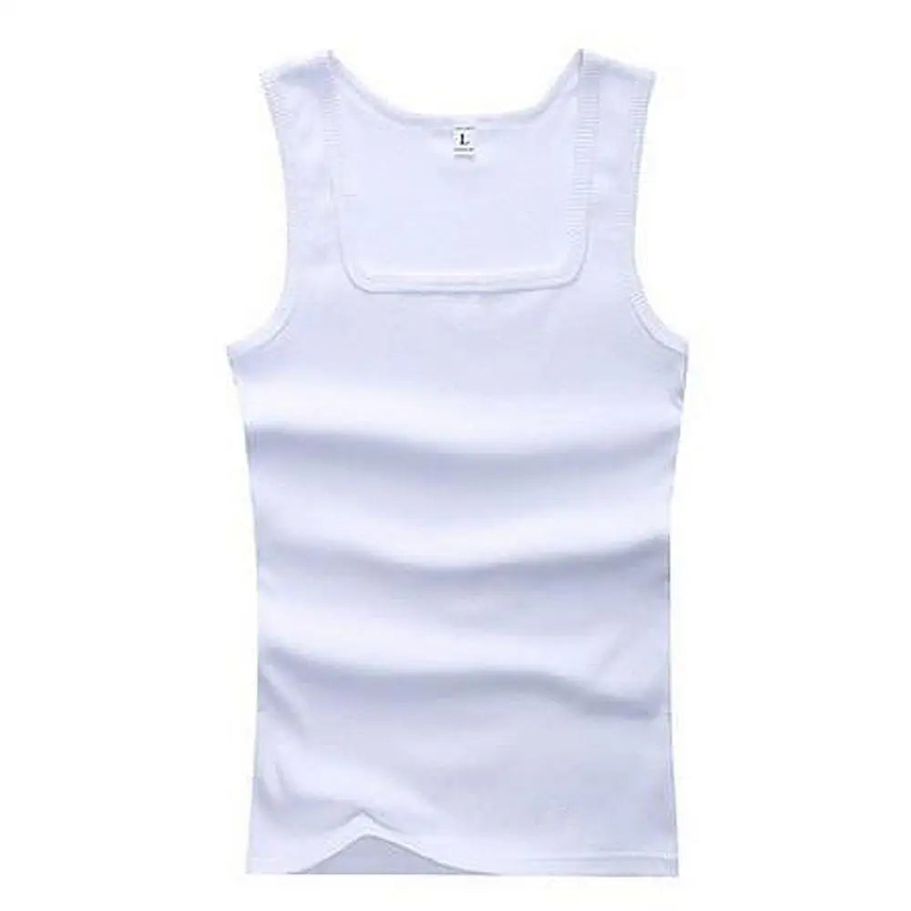 Hot Summer Plus Size Men's & Women's Tank Top – 100% Pure Cotton Sleeveless Fitness T-Shirt, Elastic Bodybuilding Vest