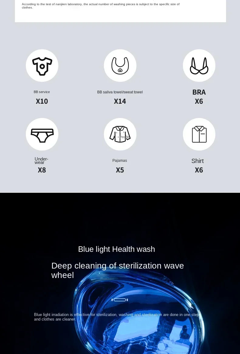 Portable Washing Machine Small Automatic Household Integrated Underwear Socks Fantastic washing machine