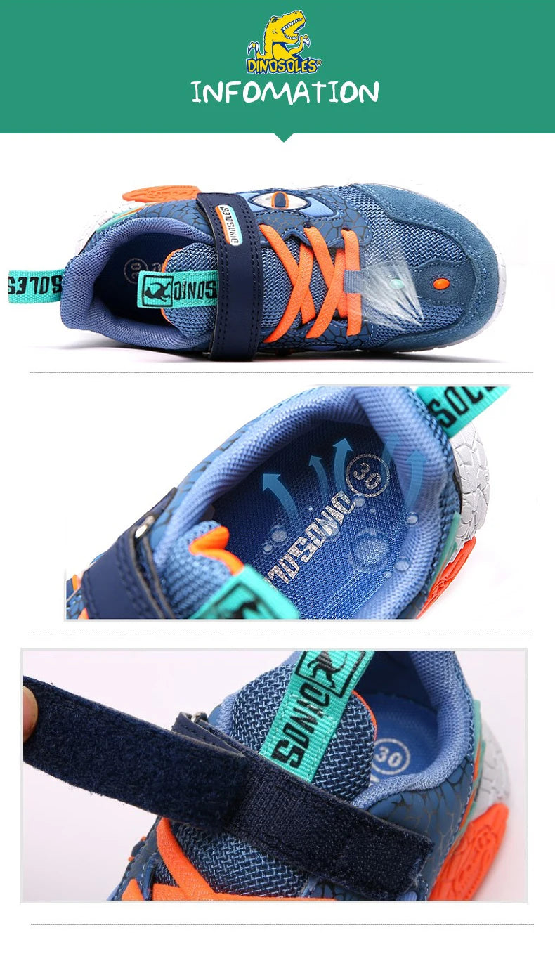 Kids LED Light-Up Sneakers - Boys 3-6Y, Flashing Glowing Sports Shoes for Spring & Autumn, Casual Running Footwear