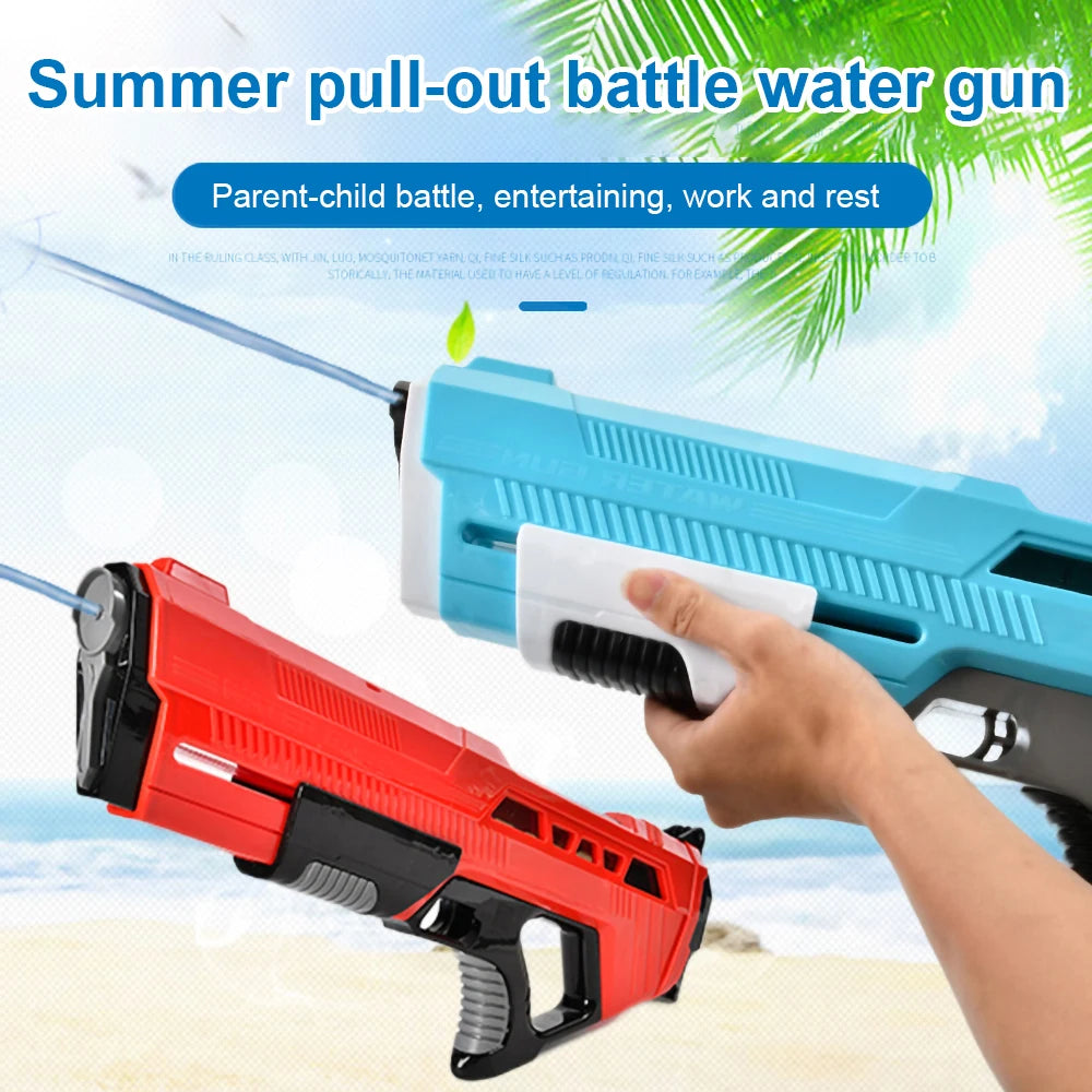 Electric High-Pressure Water Gun – Large Capacity Outdoor Toy for Kids | Summer Beach & Pool Fun