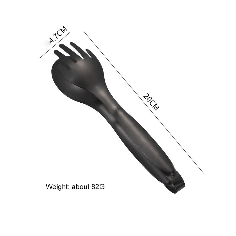 Gold-plated Silver Light Luxury Food Tongs Salad Fruit Cake Clip Macaron Dessert Clip Barbecue Tongs Food Tableware Meal Clip