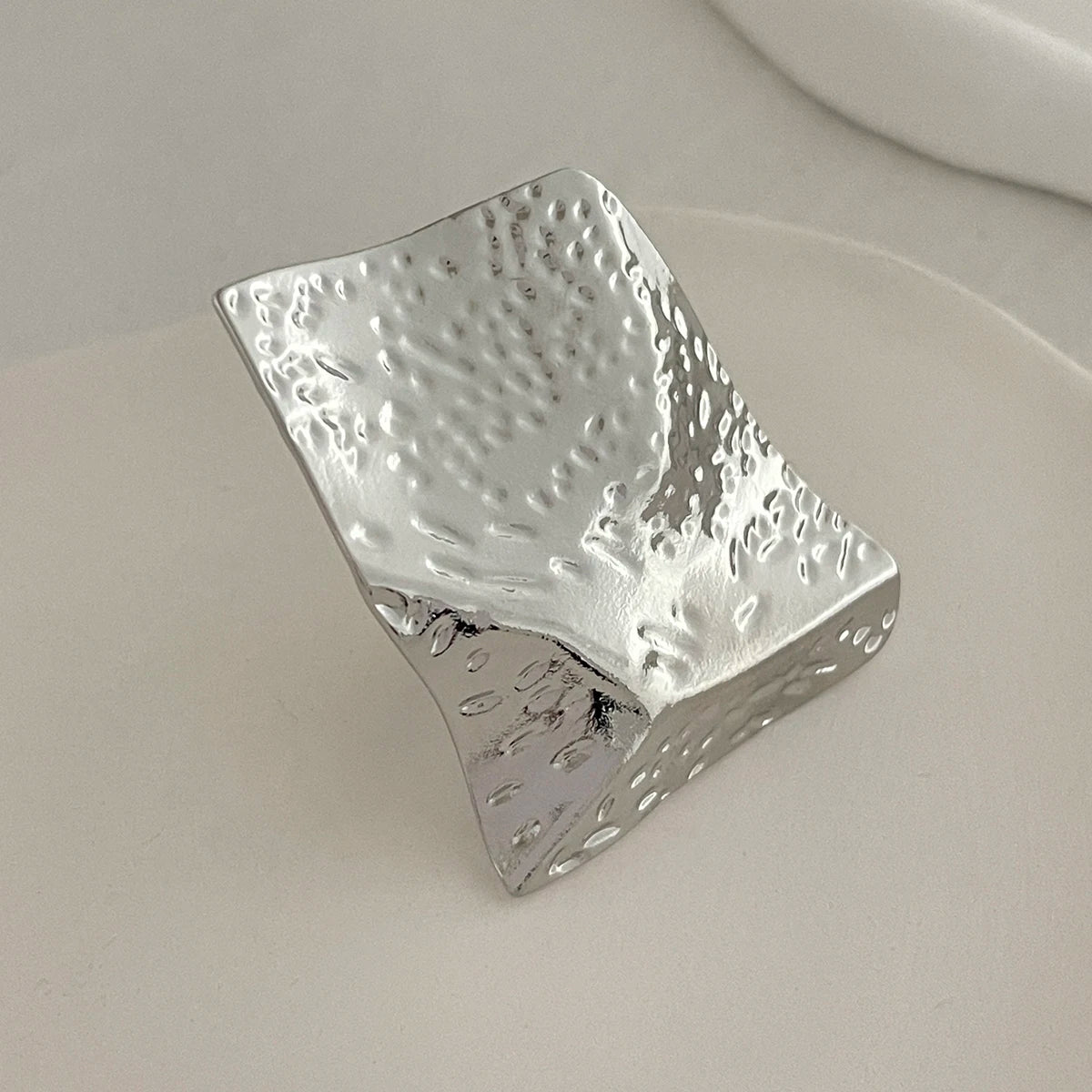 SHIXIN Creative Irregular Geometric Square Round Open Ring for Women Hip Hop Gold Color Adjustable Ring Finger Jewelry 2025 New