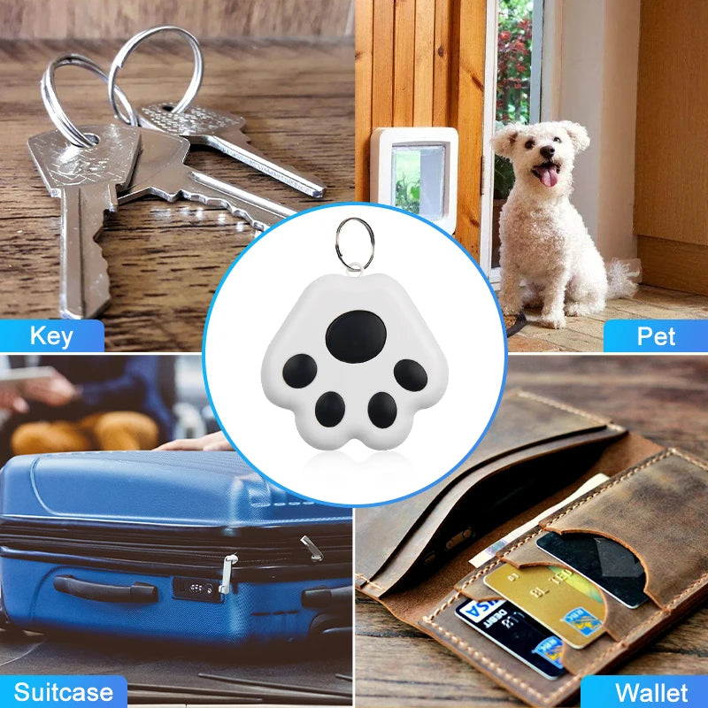 Mini GPS Tracker, Key, Kids, Bag Finder, Dog, Cat, Pet Locator, Smart Bluetooth Tracker Device, Anti-Lost Reminder for iOS/Android, AirTag.