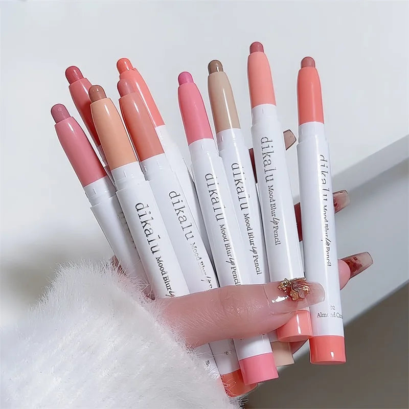 Soft Matte Lipliner Pencil 10 Color Red Contour Make Up Waterproof Nude Pink Matte Lipstick Crayon Lips Cosmetics