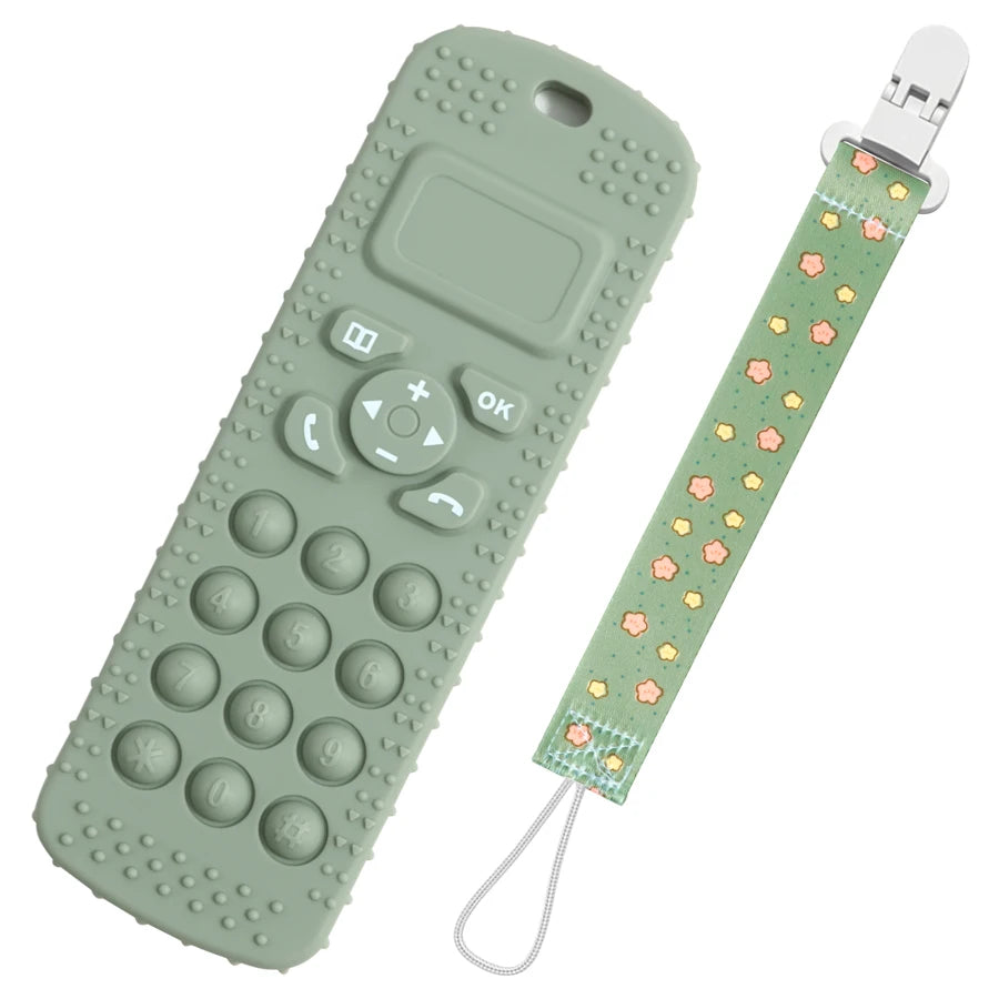 Mother & Kids Food-Grade Silicone Teething Toys, Teether Baby Toy, Gum Care Pacifier Clip, Nipple Clip, Baby Items.