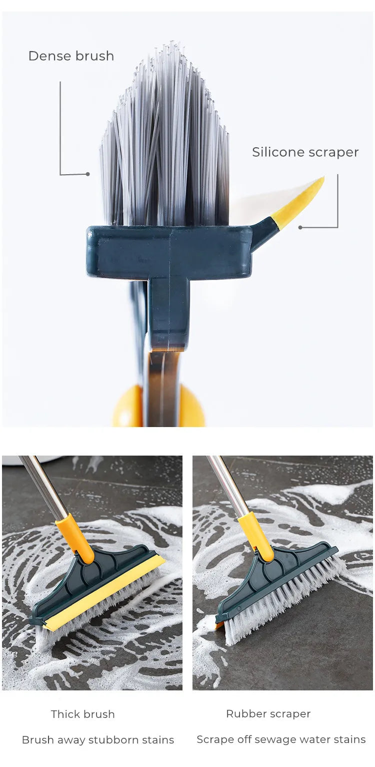 Bathroom Floor Brush Long Handle Wall Wash Toilet Cleaning