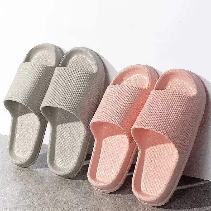 EVA Soft Sole Bathroom Anti-Slip Slippers Light Comfortable Outdoor Sandals Fashion Men's Women Beach Flip-Flop