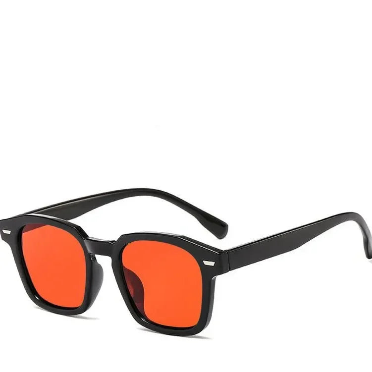 Women’s Korean Retro Cat Eye Sunglasses – Trendy Summer Square UV400 Ocean Film Shades