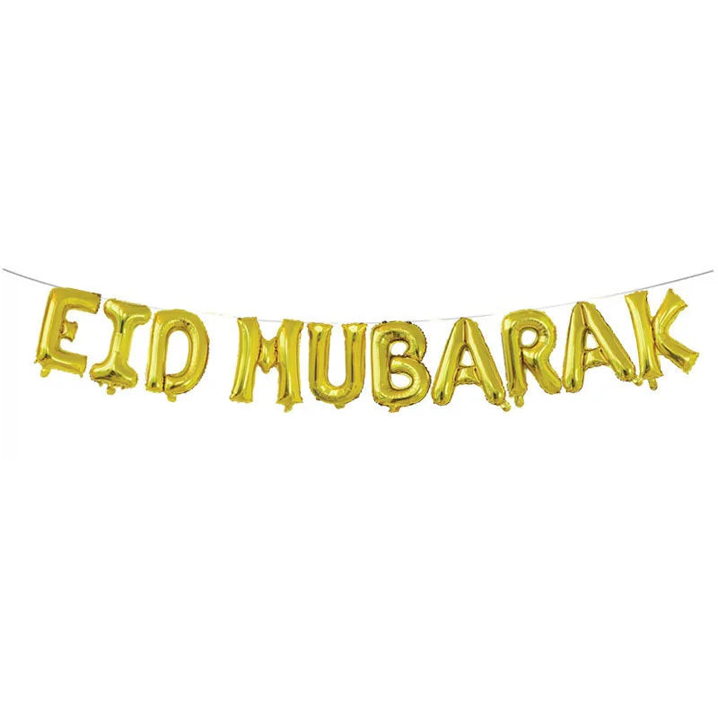 Muslim Islamic Festival Eid Mubarak Napkins Plates Cups Tablecloth Ramadan Kareem Decorations Eid Mubarak party supplies