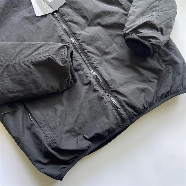 Y2K  men's winter casual hooded windproof cotton clothing youth trendy brand warm cardigan zipper jacket cotton jacket