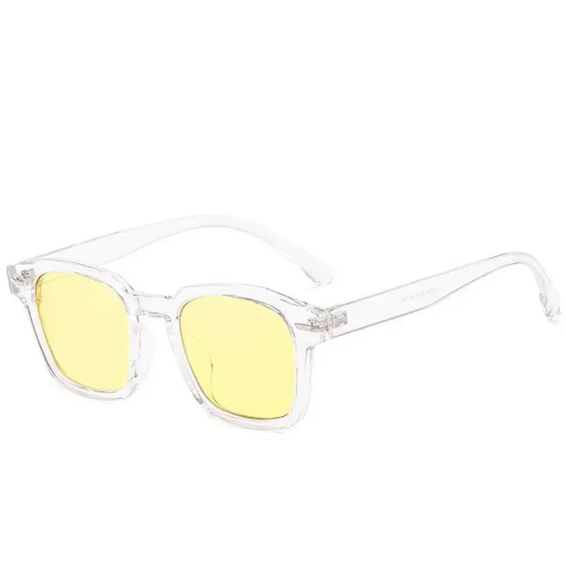 Women’s Korean Retro Cat Eye Sunglasses – Trendy Summer Square UV400 Ocean Film Shades