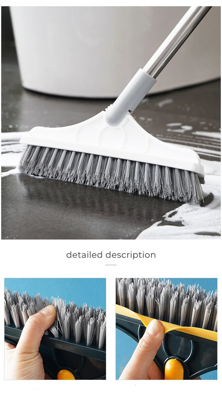 Bathroom Floor Brush Long Handle Wall Wash Toilet Cleaning
