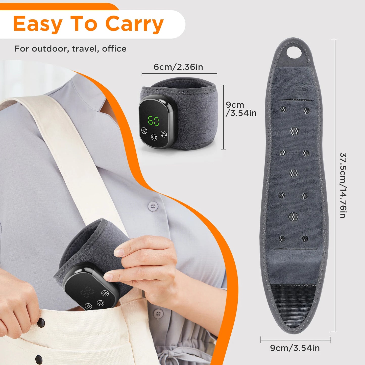 Smart Heated Foot & Ankle Massager – Adjustable Compression & Multi-Speed Vibration for Relaxation and Recovery