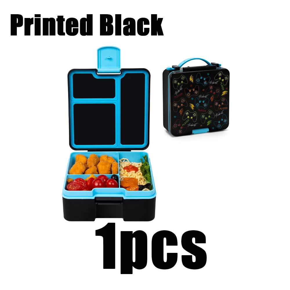 Adorable Leakproof Bento Lunch Box – Microwavable, Divided – For Kids, Teens, and Adults