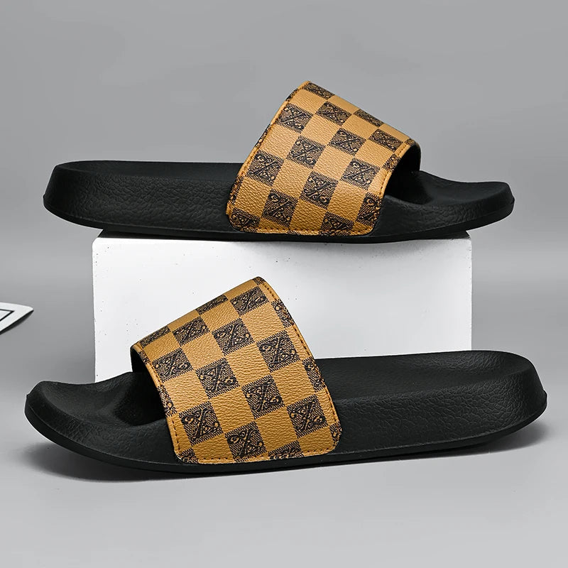 Men’s Summer 2025 Slippers – Non-Slip, Wear-Resistant Sports Sandals for Indoor & Outdoor Use
