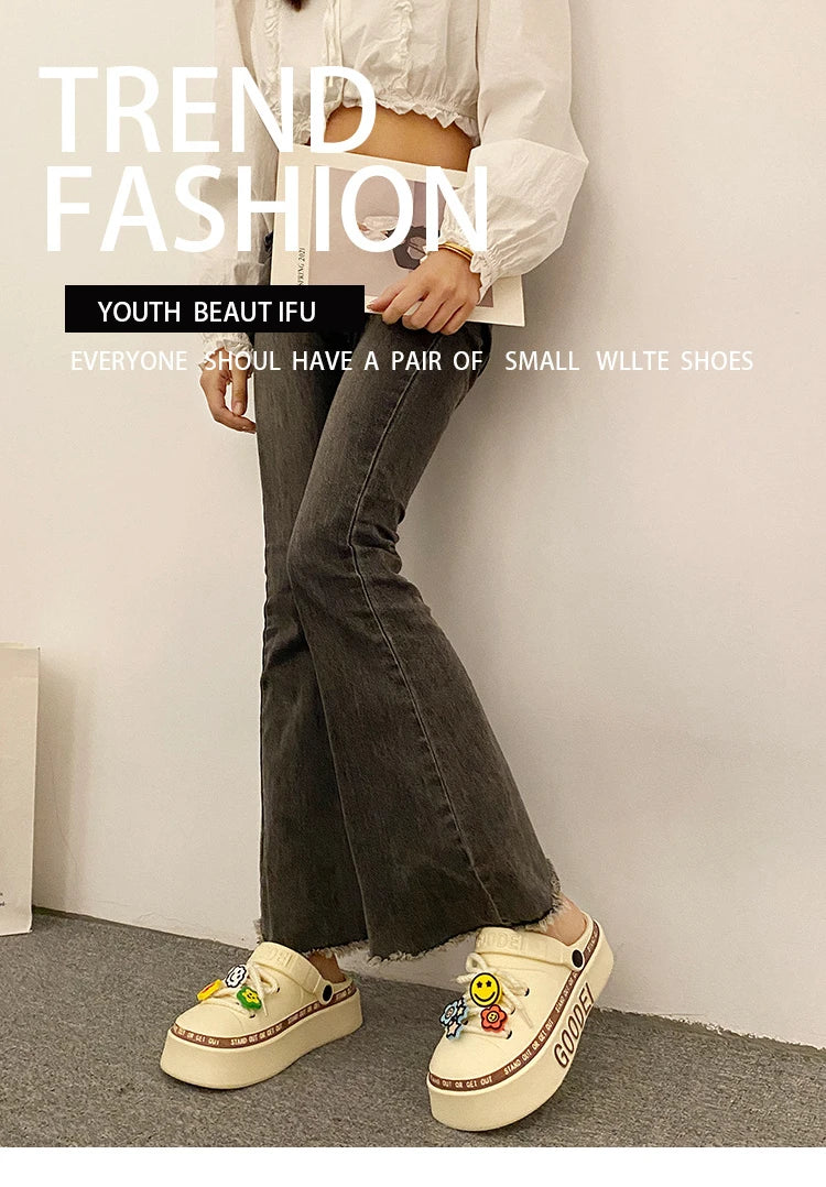 Women’s New Arrival Sandals – Elegant Clogs, Fashionable Street & Beach Slides, Height-Increasing Slippers for Girls